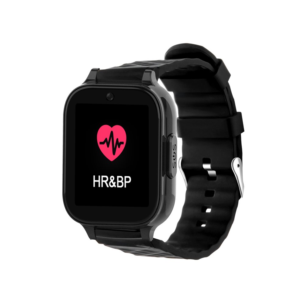 Elderly Free positioning APP and web platform waterproof IP67 body temperature monitoring 4G GPS positioning smart watch
